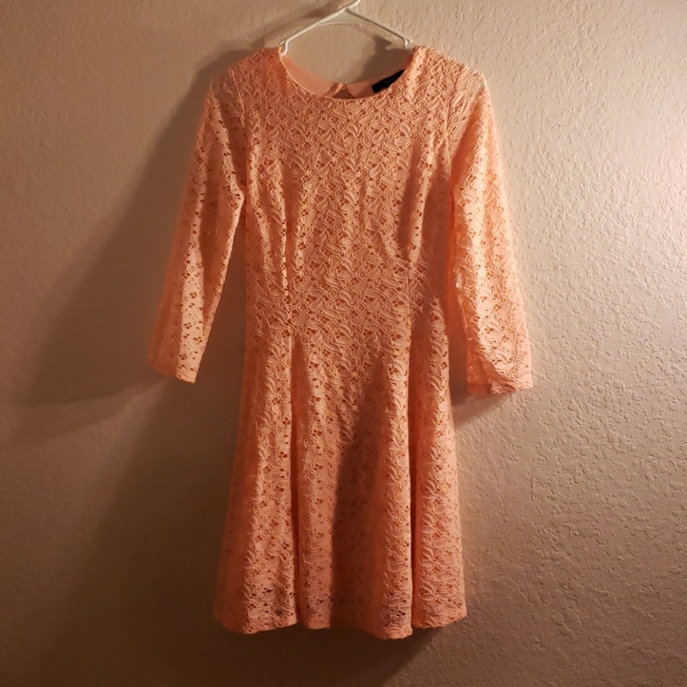 Coral dress